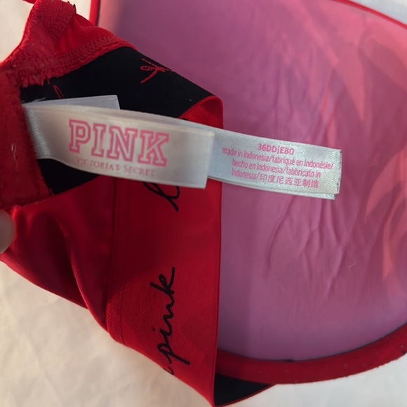 Pink Victoria Secret Push up Bra 36DD - Picture 4 of 5
